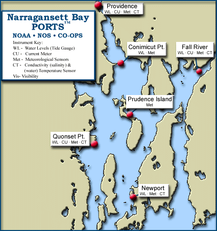 Narragansett Bay Current Chart